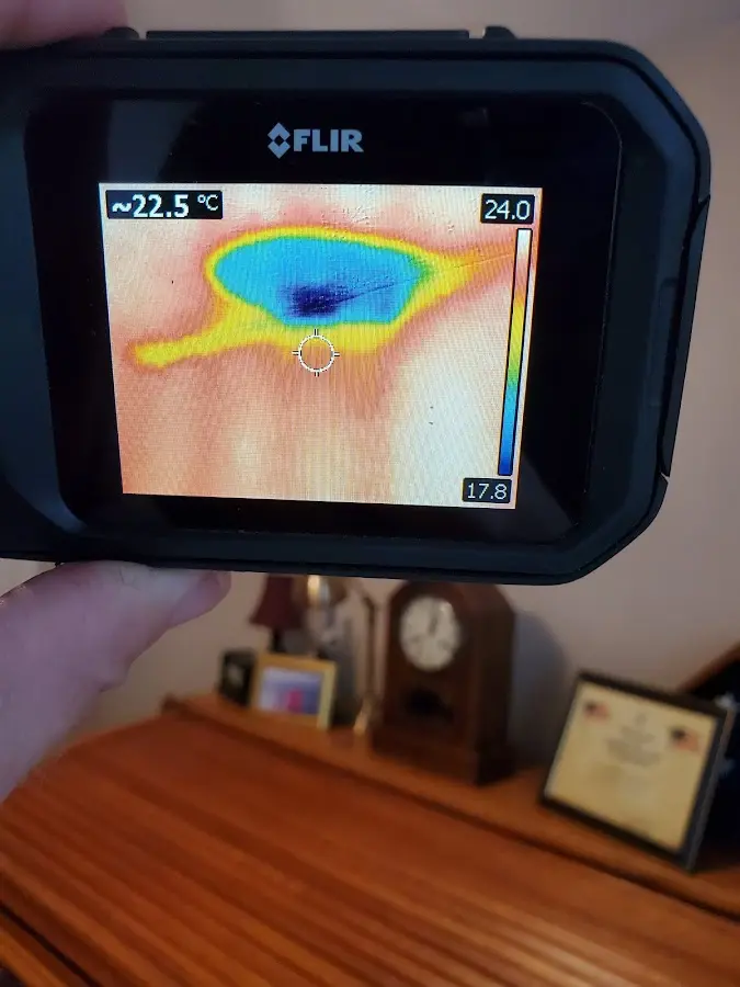 Thermal imaging inspection for water damage in Whitemarsh